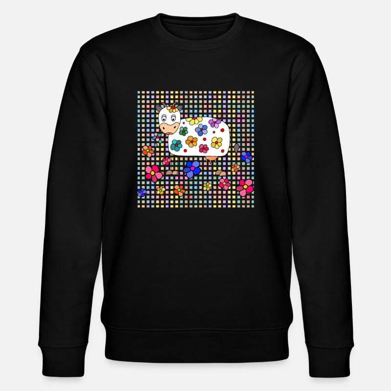 Vache - Sweat bio CHANGER Stanley/Stella Unisexe - noir