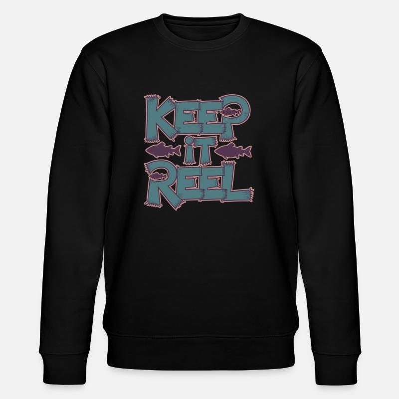Keep It Reel - Stanley/Stella Unisex Bio-Sweatshirt CHANGER  - Schwarz