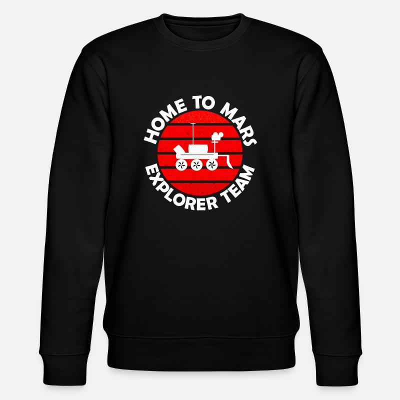 Die Mars Entdeckung - Stanley/Stella Unisex Bio-Sweatshirt CHANGER  - Schwarz