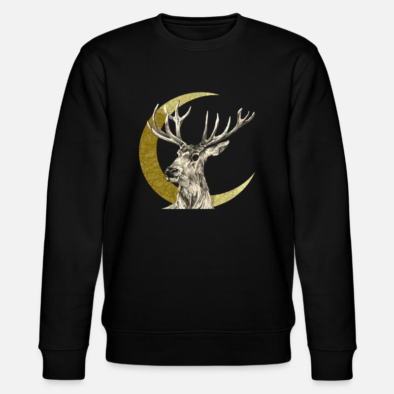 Deer - Stanley/Stella CHANGER Unisex Organic Sweatshirt - black