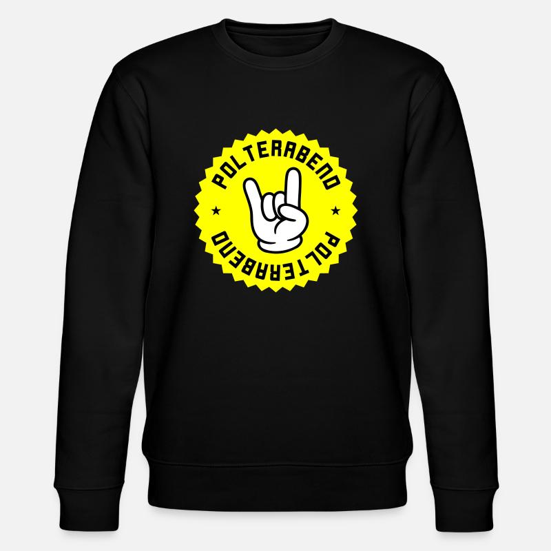 Polterabend Hochzeit Party - Stanley/Stella Unisex Bio-Sweatshirt CHANGER  - Schwarz
