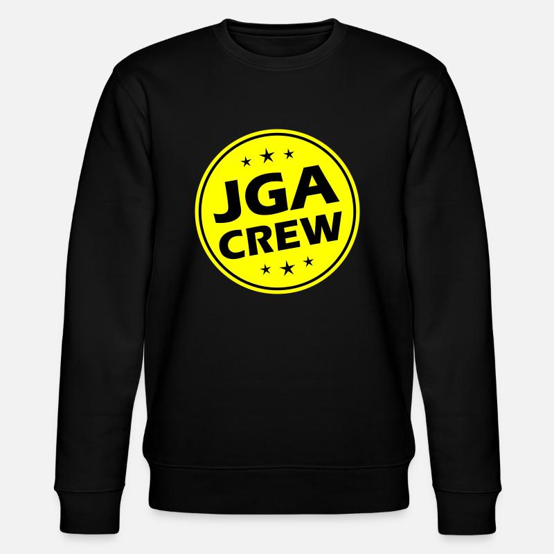 Jga Junggesellenabschied Crew - Stanley/Stella Unisex Bio-Sweatshirt CHANGER  - Schwarz