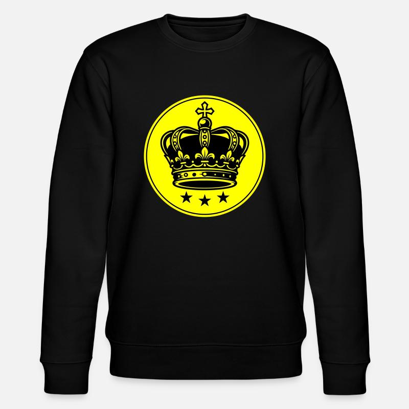 Symbole de la couronne - Sweat bio CHANGER Stanley/Stella Unisexe - noir