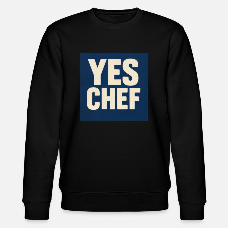 Yes Chef - Stanley/Stella Unisex Bio-Sweatshirt CHANGER  - Schwarz