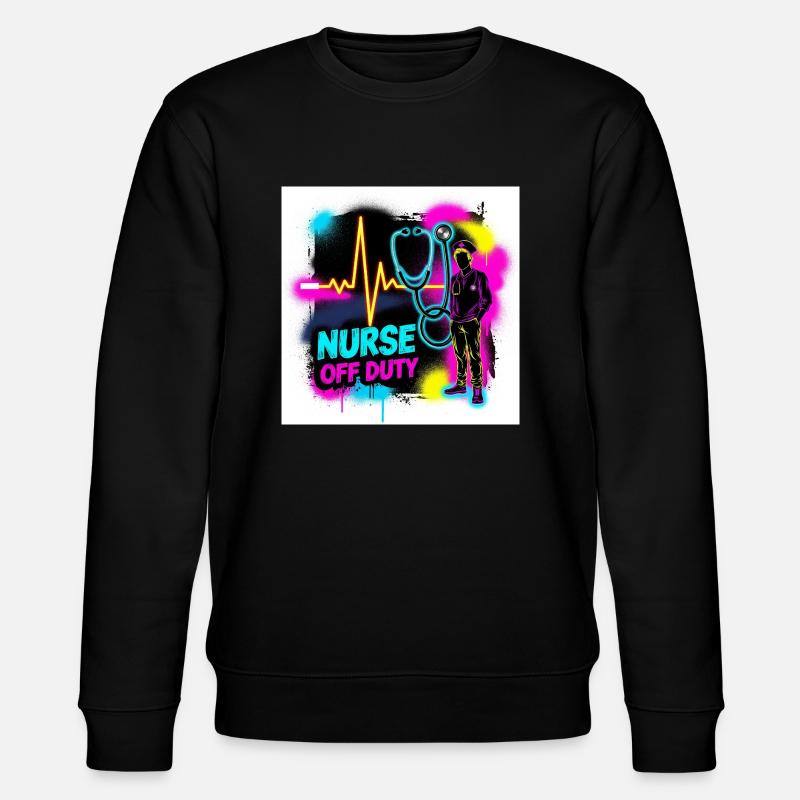 Chemise préférée de l’infirmière - Sweat bio CHANGER Stanley/Stella Unisexe - noir