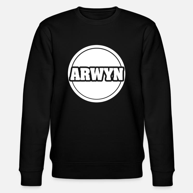 Vorname Arwyn - Stanley/Stella Unisex Bio-Sweatshirt CHANGER  - Schwarz