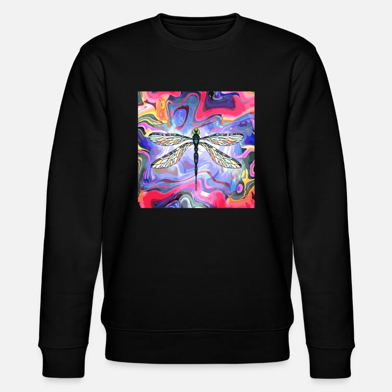 Libellule - Sweat bio CHANGER Stanley/Stella Unisexe - noir