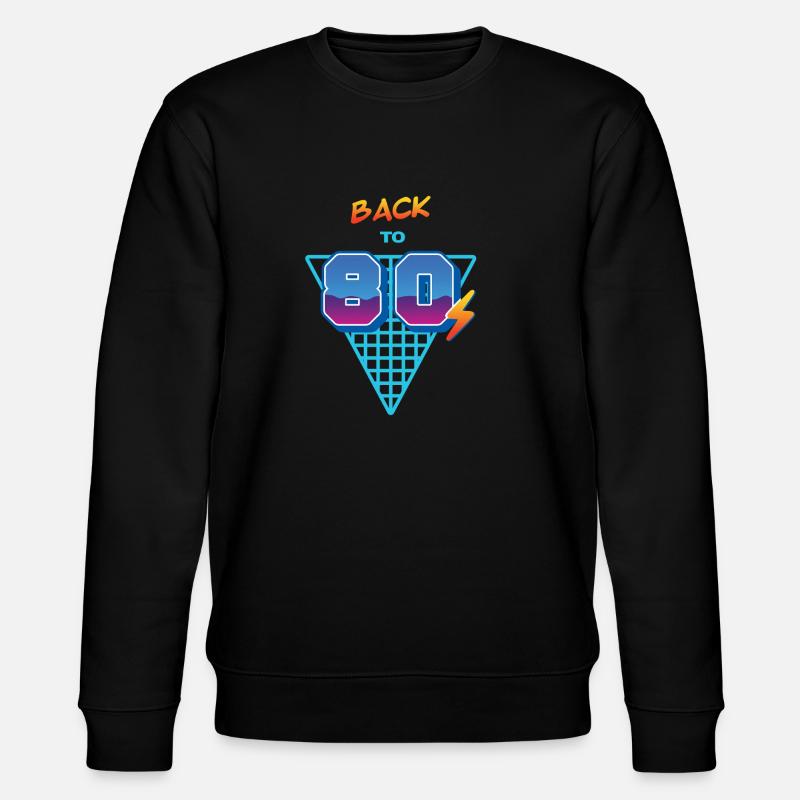 Retour aux années 80 – Grid - Sweat bio CHANGER Stanley/Stella Unisexe - noir