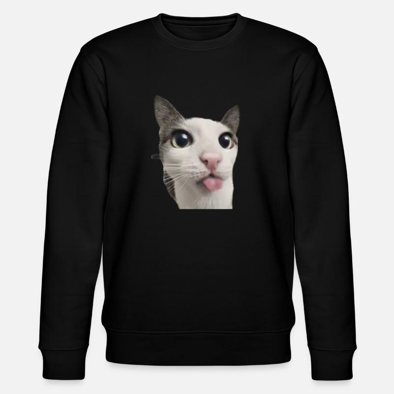 Mlem pixel effect - Stanley/Stella CHANGER Unisex Organic Sweatshirt - black
