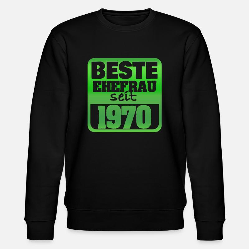 1970 - Stanley/Stella Unisex Bio-Sweatshirt CHANGER  - Schwarz