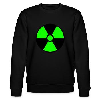 Symbole Nucléaire - Sweat bio CHANGER Stanley/Stella Unisexe - noir - Devant - Nik (191cm) & Marisol (170cm)