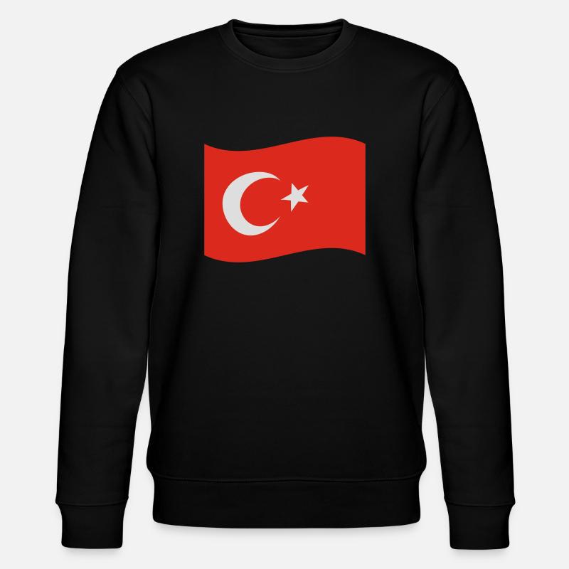 Türkei - Stanley/Stella Unisex Bio-Sweatshirt CHANGER  - Schwarz