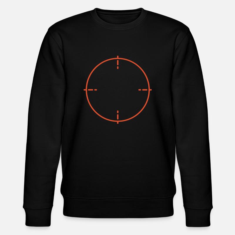 mire / crosshairs (1c) - Sweat bio CHANGER Stanley/Stella Unisexe - noir