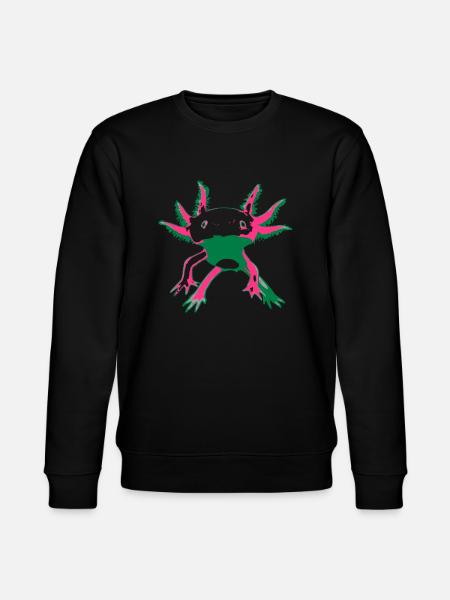 axolotl - Stanley/Stella Unisex Bio-Sweatshirt CHANGER  - Schwarz