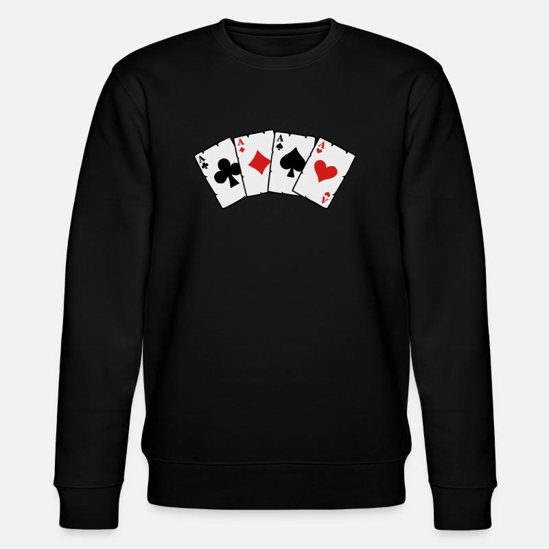 cards_3c2 - Stanley/Stella CHANGER Unisex Organic Sweatshirt - black