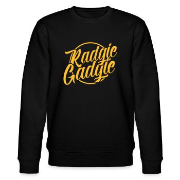 Radgie Gadgie Geordie Newcastle Slang - Stanley/Stella CHANGER Unisex Organic Sweatshirt - black - Front - Nik (191cm) & Marisol (170cm)