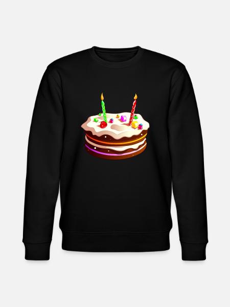 gâteau anniversaire - Sweat bio CHANGER Stanley/Stella Unisexe - noir