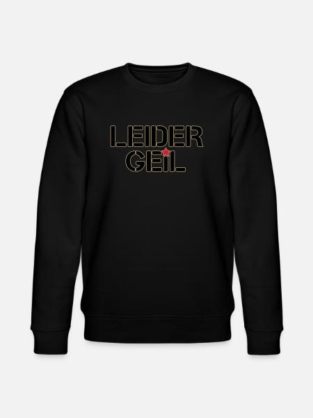 Leider Geil - Stanley/Stella Unisex Bio-Sweatshirt CHANGER  - Schwarz