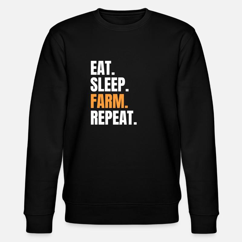 Farmer farmer farmer - Stanley/Stella CHANGER Unisex Organic Sweatshirt - black