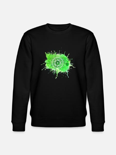 Mandala - Vert - Sweat bio CHANGER Stanley/Stella Unisexe - noir