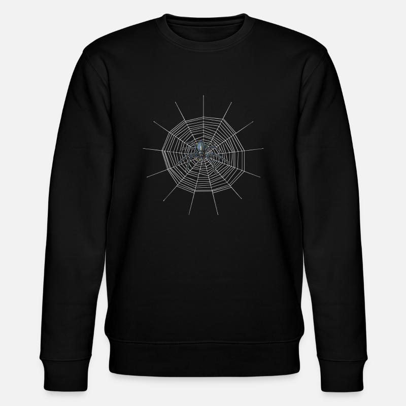 Spider web - Stanley/Stella CHANGER Unisex Organic Sweatshirt - black