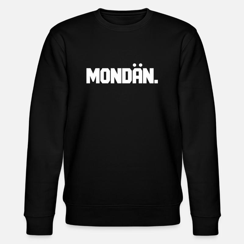 MONDÄN. - Stanley/Stella Unisex Bio-Sweatshirt CHANGER  - Schwarz