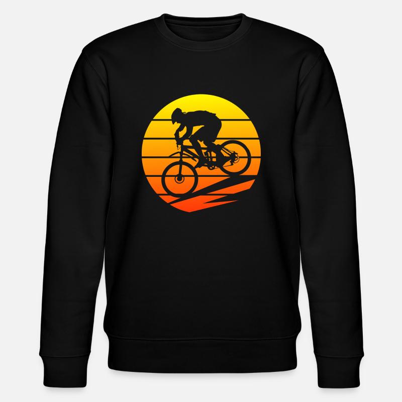 Mountain bike biker MTB - Stanley/Stella CHANGER Unisex Organic Sweatshirt - black