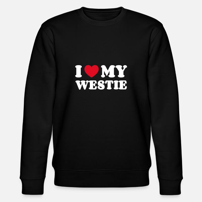 J'aime mon westie - Sweat bio CHANGER Stanley/Stella Unisexe - noir