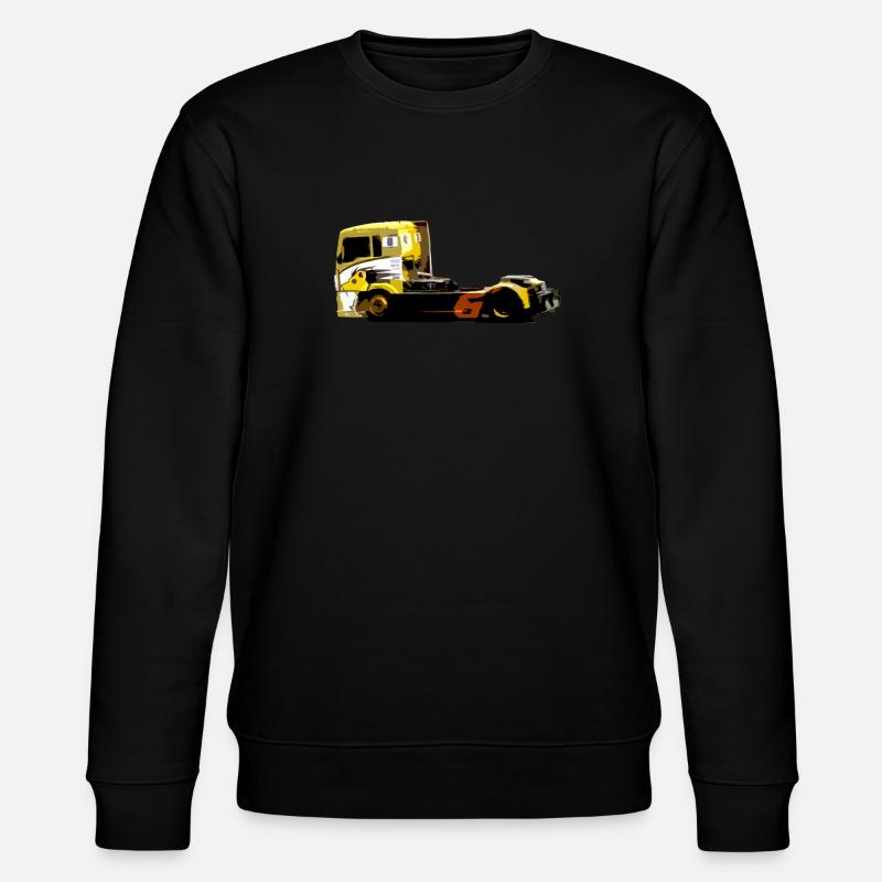 Rennwagen - Stanley/Stella Unisex Bio-Sweatshirt CHANGER  - Schwarz