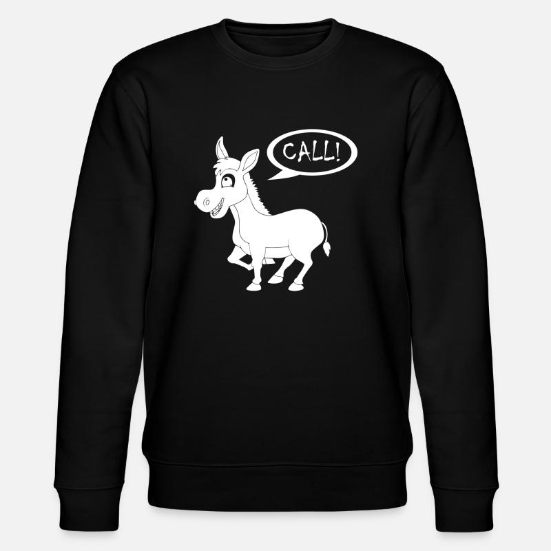 Esel d’âne - Sweat bio CHANGER Stanley/Stella Unisexe - noir