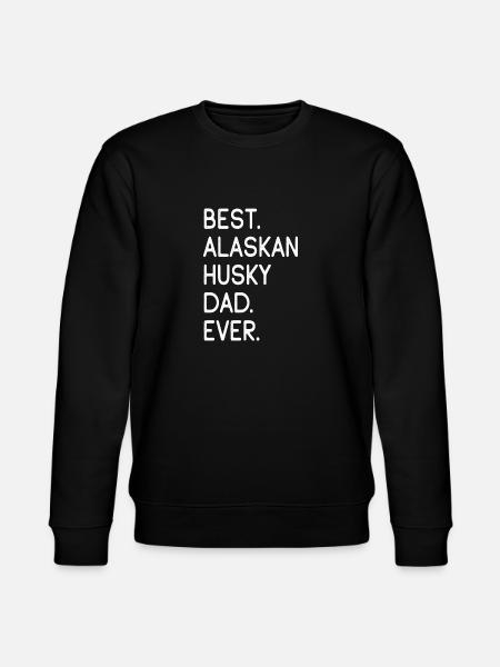 Alaskan Husky Dad - Stanley/Stella CHANGER Unisex Organic Sweatshirt - black