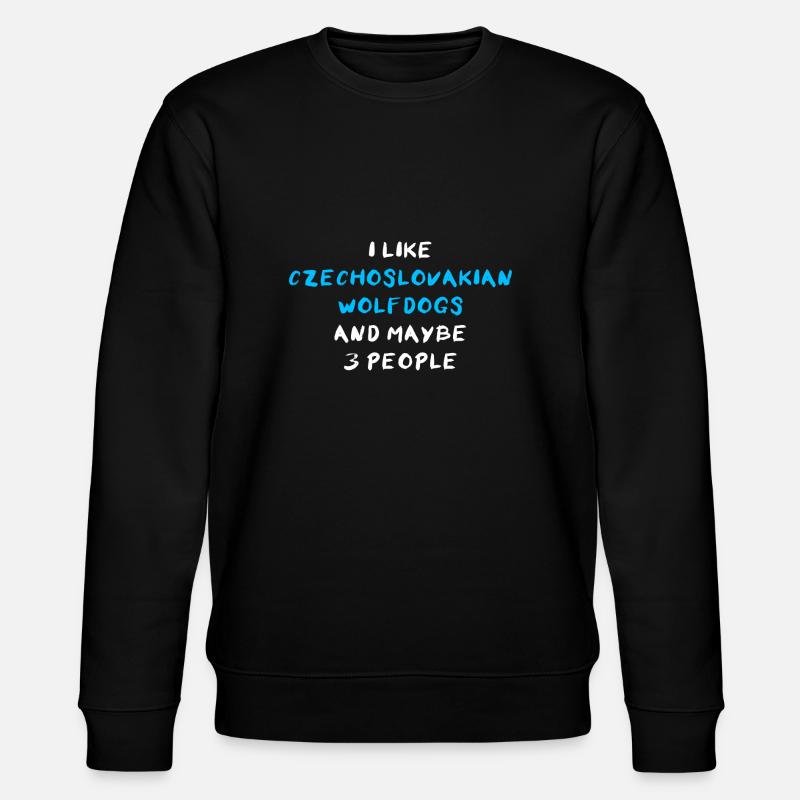 Czechoslovakian Wolfdog - Stanley/Stella Unisex Bio-Sweatshirt CHANGER  - Schwarz