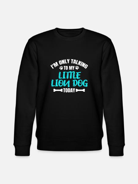 Little Lion Dog - Stanley/Stella CHANGER Unisex Organic Sweatshirt - black