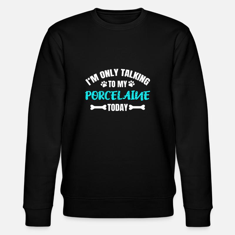 Porcelaine - Sweat bio CHANGER Stanley/Stella Unisexe - noir