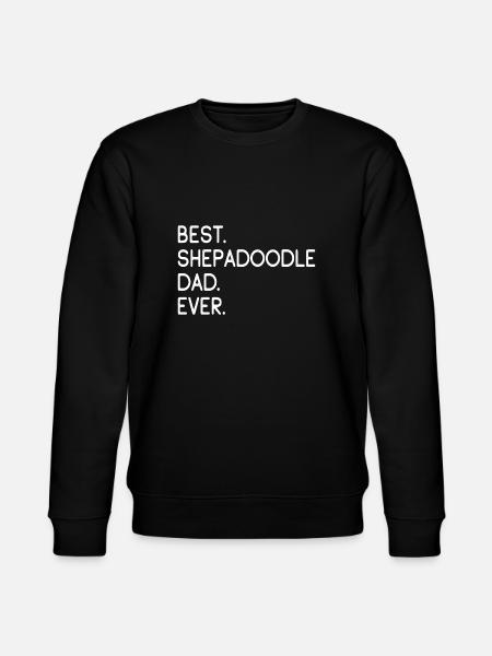 Shepadoodle Dad - Stanley/Stella CHANGER Unisex Organic Sweatshirt - black