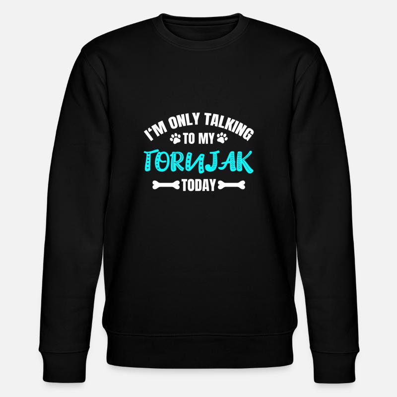 Tornjak - Stanley/Stella Unisex Bio-Sweatshirt CHANGER  - Schwarz