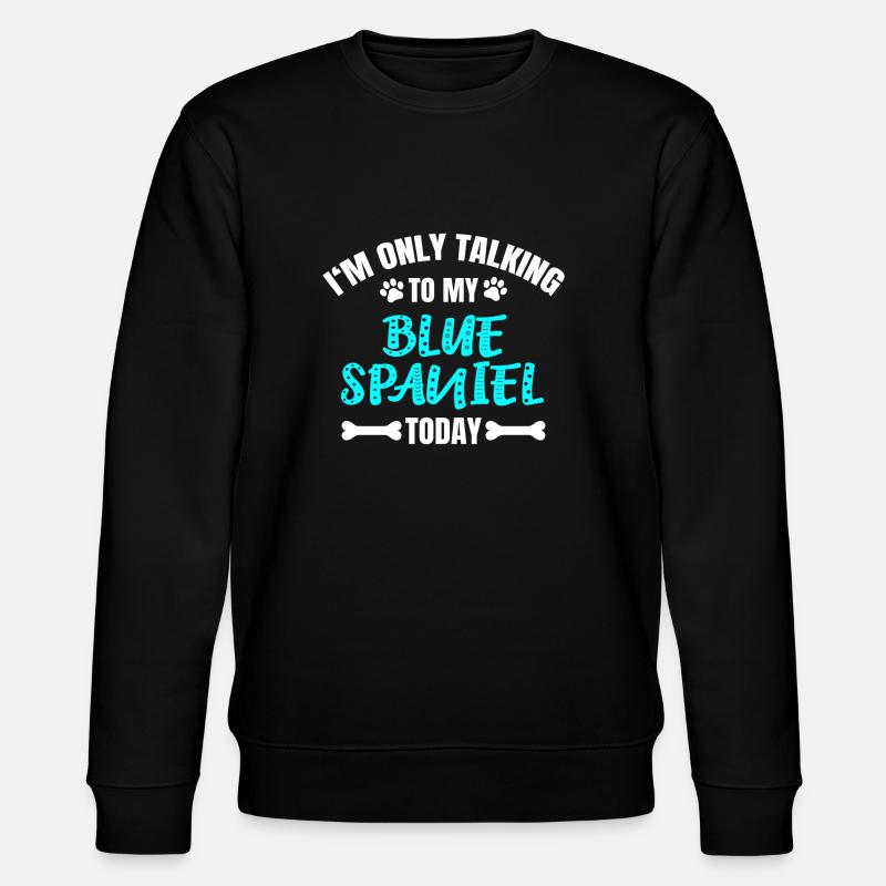 Épagneul bleu - Sweat bio CHANGER Stanley/Stella Unisexe - noir