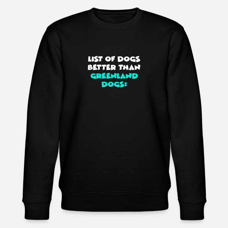 Chiens du Groenland - Sweat bio CHANGER Stanley/Stella Unisexe - noir