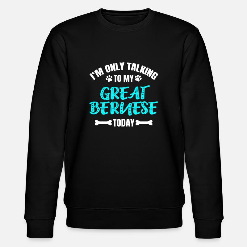 Great Bernese - Stanley/Stella Unisex Bio-Sweatshirt CHANGER  - Schwarz