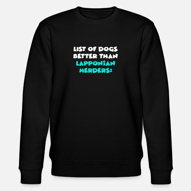 Lapponian Herders - Stanley/Stella CHANGER Unisex Organic Sweatshirt - black