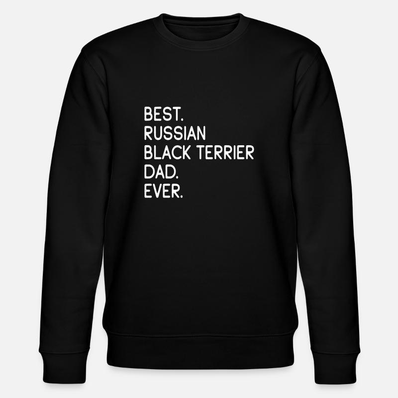 Russian Black Terrier Dad - Stanley/Stella CHANGER Unisex Organic Sweatshirt - black