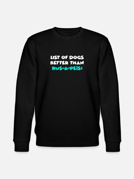 Rus-A-Peis - Stanley/Stella CHANGER Unisex Organic Sweatshirt - black