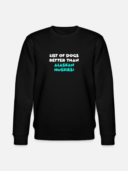 Alaskan Huskies - Stanley/Stella CHANGER Unisex Organic Sweatshirt - black