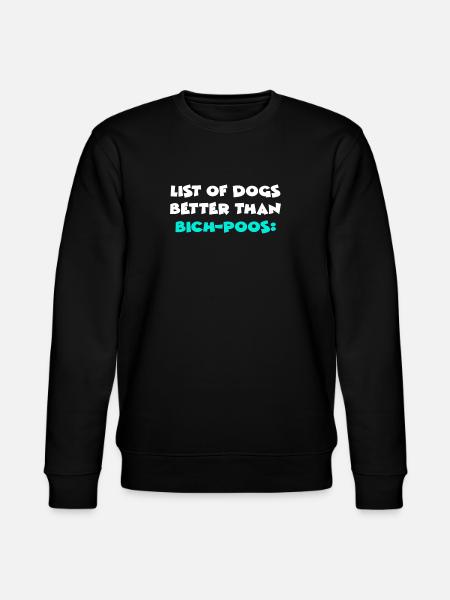 Bich-Poos - Stanley/Stella CHANGER Unisex Organic Sweatshirt - black