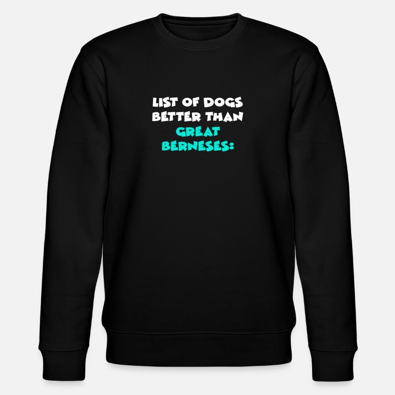Great Berneses - Stanley/Stella Unisex Bio-Sweatshirt CHANGER  - Schwarz