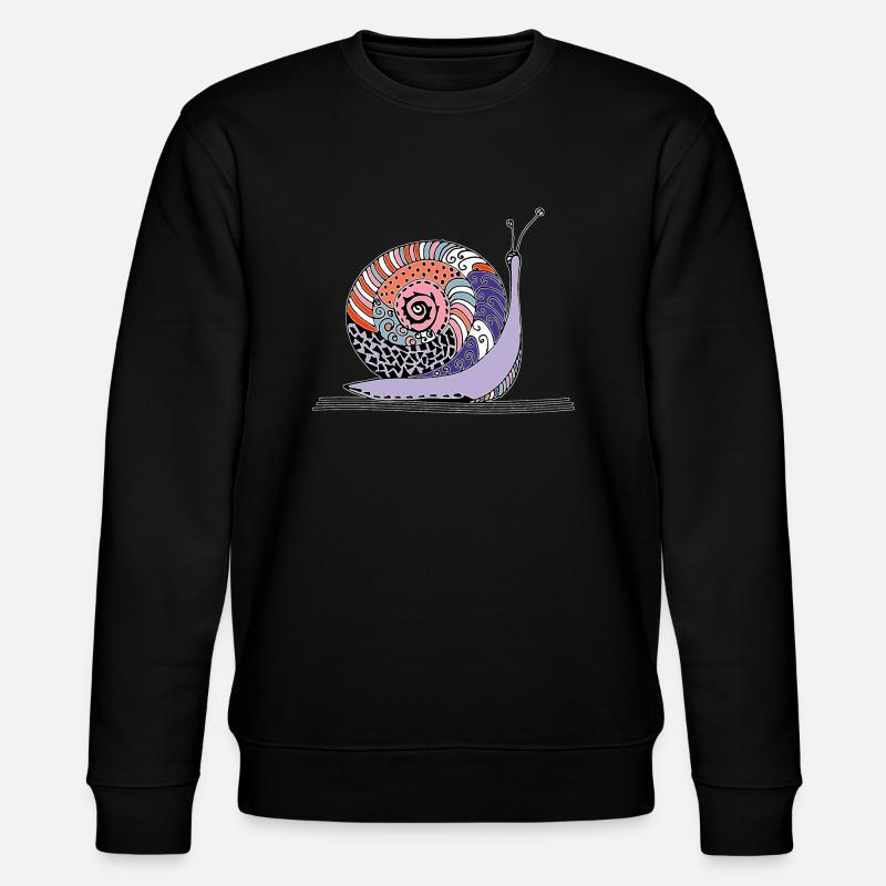 Snail - Stanley/Stella CHANGER Unisex Organic Sweatshirt - black