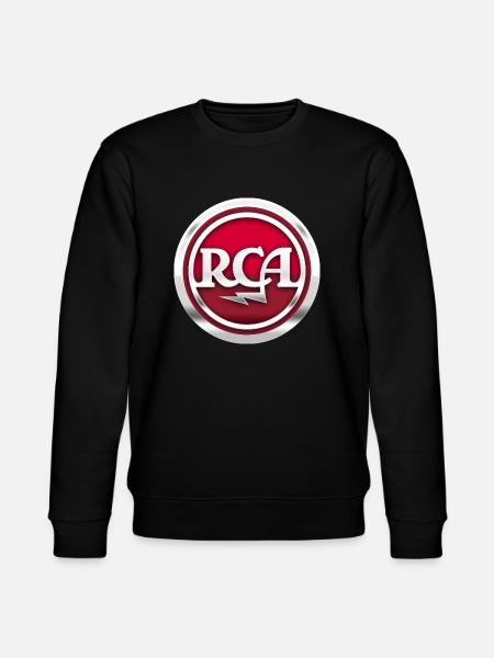 RCA Logo Red/White - Stanley/Stella CHANGER Unisex Organic Sweatshirt - black