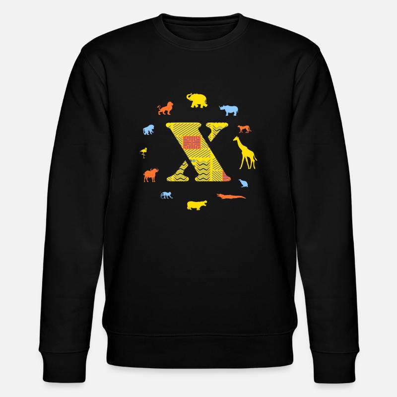 afrika x - Stanley/Stella Unisex Bio-Sweatshirt CHANGER  - Schwarz