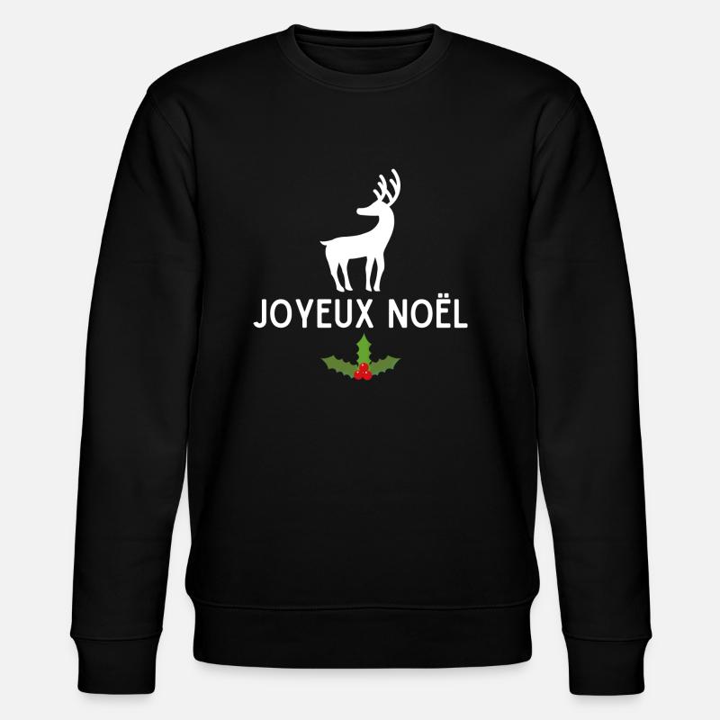 JOYEUX NOEL - Sweat bio CHANGER Stanley/Stella Unisexe - noir