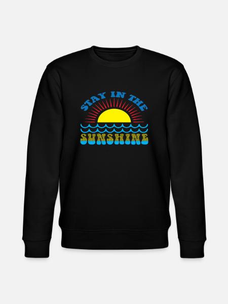 Restez au soleil - Sweat bio CHANGER Stanley/Stella Unisexe - noir